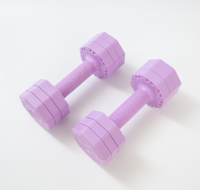 Ensemble d'haltères réglables 5KG 10KG, design compact, musculation à domicile, poids pour entraînement en salle de sport