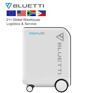 BLUETTI EP500 Pro Generator Surya Rumah Tangga Baterai 5000Wh dengan Inverter 3000W untuk Australia