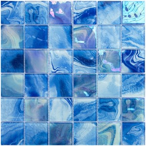 <span class=keywords><strong>Mosaïque</strong></span> <span class=keywords><strong>de</strong></span> piscine en verre bleu, carreaux <span class=keywords><strong>de</strong></span> <span class=keywords><strong>mosaïque</strong></span> <span class=keywords><strong>de</strong></span> verre irisés pour la décoration <span class=keywords><strong>de</strong></span> piscine, spa, hôtel - Product Image 2