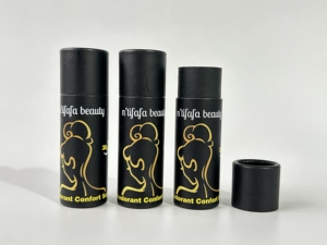 Tube en carton imprimé quatre couleurs, écologique, fait main, à motifs variés, pour rouge à lèvres solide édition limitée - Product Image 3