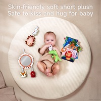 Ensemble de livres suspendus avec hochet pour bébé Tumama, miroir pour bébé, animaux marins, hochet suspendu pour poussette et lit bébé, ensemble de jouets pour bébé