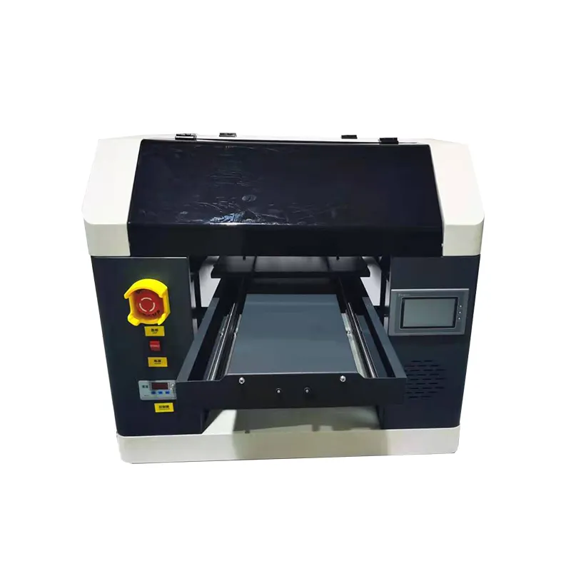 नेमप्लेट प्रिंटिंग मशीन के लिए धातु की थाली A3 यूवी छोटे flatbed प्रिंटर मोबाइल के मामले के लिए