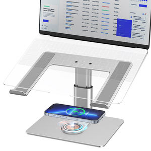 <span class=keywords><strong>Support</strong></span> de bureau en métal pour ordinateur <span class=keywords><strong>portable</strong></span> avec chargeur sans fil <span class=keywords><strong>support</strong></span> de <span class=keywords><strong>support</strong></span> réglable en aluminium pour ordinateur <span class=keywords><strong>portable</strong></span> - Product Image 1