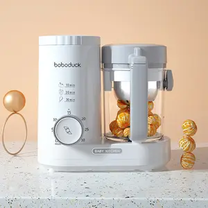 Boboduck Pencetak Makanan Bayi, Multi-fungsi Ce Bersertifikat Pabrik Pabrik Makanan Bayi Membuat Blender Kukus Makanan Bayi OEM