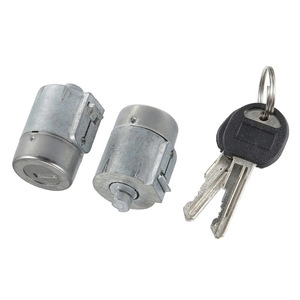 Yunnuo Door <b>Lock</b> Cylinder 12549131 Brushed Grey 2 <b>Keys</b> Cylindrical <b>Lock</b> for Chevrolet - Product Image 5
