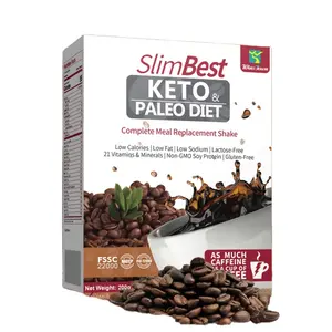 meal replacement shake super green herbal vegan instant coffee for weight loss detox coffee