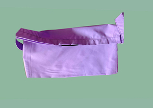Sac d'alimentation <span class=keywords><strong>Musette</strong></span> de cyclisme en coton de couleur unie avec fermeture velcro bandoulière pochette de vélo pratique - Product Image 4