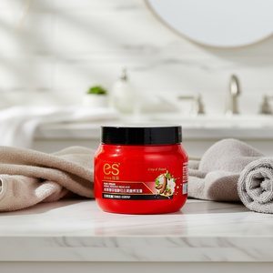 Protecteur de couleur éclaircissant soyeux souple nourrissant réparateur essence à base de plantes infusé faiblement acide 2-en-1 crème masque capillaire cheveux - Product Image 2