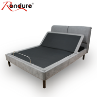 Cadre de lit électrique réglable Rondure R150, taille Queen, lit intelligent
