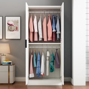 <span class=keywords><strong>Armario</strong></span> moderno de madera de <span class=keywords><strong>roble</strong></span> <span class=keywords><strong>blanco</strong></span>/gris, tres puertas con espejo - Product Image 3