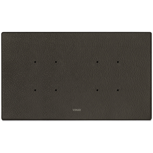 Cubierta de Interruptor de Pared Vimar 5MBS, Placa 2+Blanco+2, Color Tabaco, 24.8x14.1cm - Product Image 1