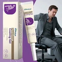 Gel Apaisant et Rafraîchissant Bio Nourrissant pour Soin de la Peau Anale, Crème Hémorroïdaire 20g OEM pour Démangeaisons, Gonflements, Brûlures et Inconfort