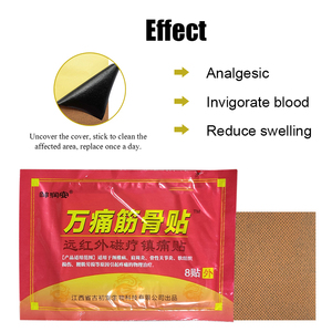 Patchs chauffants chinois <span class=keywords><strong>pour</strong></span> le dos, les genoux et les muscles lombaires, 8 pièces/sac - Product Image 6