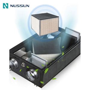 Cao thu hồi nhiệt hiệu quả năng lượng phục hồi lõi Bộ lọc 300cmh thông gió erv Fan - Product Image 1