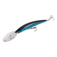 Luya 20cm 23g perles cliquetis renforcé pêche en mer appât dur artificiel longue portée flottant méné longue langue plaque basse ABS