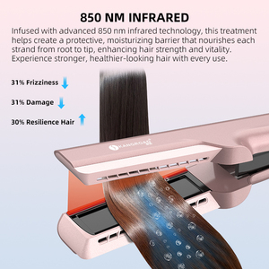 جهاز فرد الشعر المحترف للشعر الرطب والجاف بلازما والأشعة تحت الحمراء للعناية بالشعر للاستخدام المنزلي OEM - Product Image 3