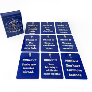 Fabricant de jeux de cartes pour adultes personnalisés de haute qualité Matériau en papier recyclable Action ou vérité Jeux de cartes à boire - Product Image 4