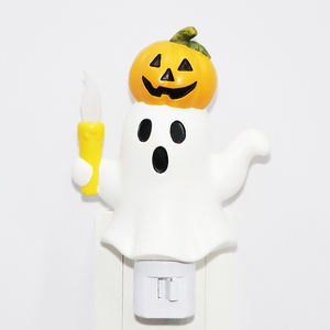 Lámpara LED de Calabaza Fantasma, Luz Nocturna de Halloween, Decoración Segura para Niños, Lámpara de ABS, Regalo Festivo para Sala de Estar, Venta al por Mayor - Product Image 5