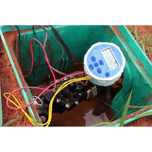 Controlador de riego Zanchen de 1 zona, temporizador automático de agua a batería para jardín e invernadero - Product Image 1