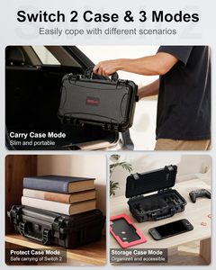 Organisateur de voyage double couche OEM STARTRC GAMES IP67 étanche grande capacité en EVA rigide pour accessoires <span class=keywords><strong>Nintendo</strong></span> <span class=keywords><strong>Switch</strong></span> 2 - Product Image 5