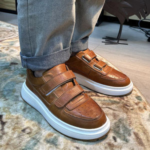 Zapatos Casuales de Negocios para Hombre, de Cuero Genuino, con Suela Gruesa, a la Moda, para Primavera, Verano y Otoño, con Plataforma y Amortiguación - Product Image 5