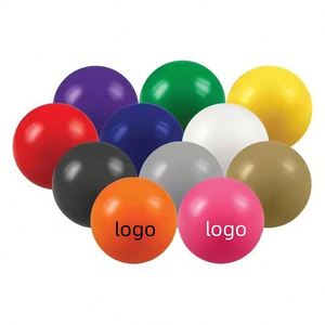Fabrication de balles anti-stress personnalisées avec logo, 6,3 cm, toucher doux, jouet anti-stress - Product Image 1