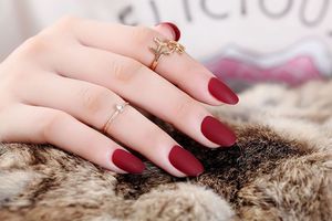 Goutte d'eau d'amande nail <span class=keywords><strong>euro</strong></span>-n Français portant nail mignon portant nail conseils Art Charmes En Gros - Product Image 4