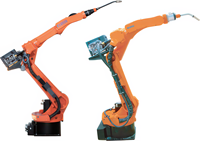 Robot de soudage industriel articulé à 6 axes certifié CE avec une puissance de 1 kW, une tension de 220 V pour les tâches lourdes, une charge utile de 50 kg