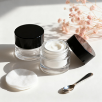 Bocaux de conservation en verre de qualité alimentaire anti-enfants de 5/7/9 ml avec gravure pour usage cosmétique (soins de la peau, rouge à lèvres, crème pour les yeux, cire)