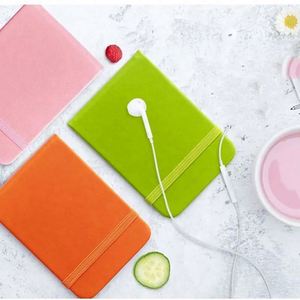 Agenda de poche en cuir imprimé aux couleurs vives, planificateur mensuel, hebdomadaire et quotidien, carnet de notes pour études, travail, liste de choses à faire et affaires - Product Image 4