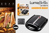 Machine à sandwich et à gaufres électrique Sokany Series, vente en gros, appareil de cuisine pour petit-déjeuner, pour les petits foyers