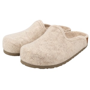 <b>Women's</b> Felt Clogs Wool Blend Upper <b>Slip</b> On EVA Outsole Closed Toe Slippers for Autumn Winter Daily Home Use - Product Image 1