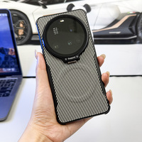 Coque de téléphone magnétique à motif animal avec support d'objectif d'appareil photo, housse de protection faite à la main pour 15 Ultra P80 X200 Ultra