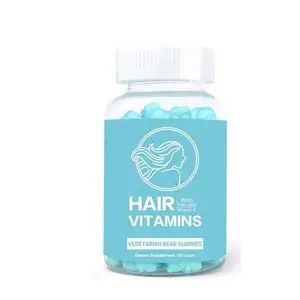 Оптовая продажа, Витаминная добавка для волос, фолиевая кислота, улучшающая волосы, ногти, вегетарианские витамины для роста волос
