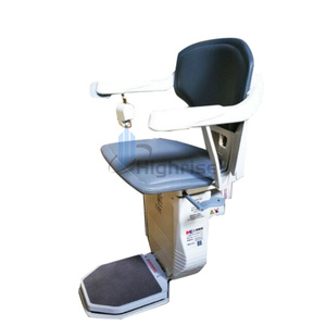 Cadeira stairlift reta casa escalada-Escada ajuda escalada para idosos