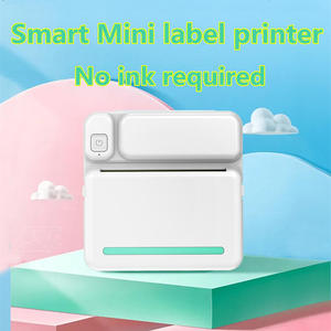 Venta al por mayor C19 200DPI estudiante tarea impresora Mini inalámbrico sin tinta bolsillo térmico foto etiqueta impresora con <span class=keywords><strong>papel</strong></span> y pegatina - Product Image 2