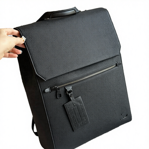New Style Genuine <b>Leather</b> Waterproof Fashion <b>Backpack</b> Leisure Business Computer Bag <b>Large</b> Capacity Travel Multifunctional - Product Image 2