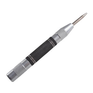Silver-Black High-Hardness Manual Drilling Tool <b>Automatic</b> <b>Center</b> <b>Punch</b> for Emergency Window Breaking Metal Positioning Tool - Product Image 5