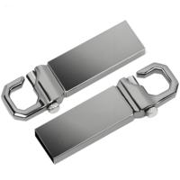 Clé USB en métal en forme de crochet, gravure laser personnalisée du logo, 4 Go, 8 Go, 16 Go, 32 Go, pour salons professionnels