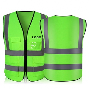 Chaleco reflectante Seguridad en la construcción Chaleco DE SEGURIDAD Trabajo de alta visibilidad Ropa reflectante Soporte Logotipo personalizado - Product Image 4
