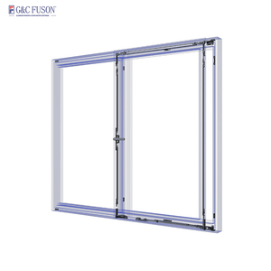 Fuson倾斜转向漂移窗双层玻璃铝滑动平开窗，低e级铝合金框架 - Product Image 3
