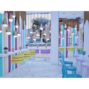Design Moderno per Interni di <span class=keywords><strong>Gelateria</strong></span>, Bancone Espositivo per Negozio di Yogurt e Gelato Soft - Product Image 2