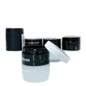 Custom Round Black <b>Plastic</b> <b>Jars</b> PET Container for Food Protein Powder Cans Travel <b>Plastic</b> PET Bottle Storage <b>Jars</b> - Product Image 6