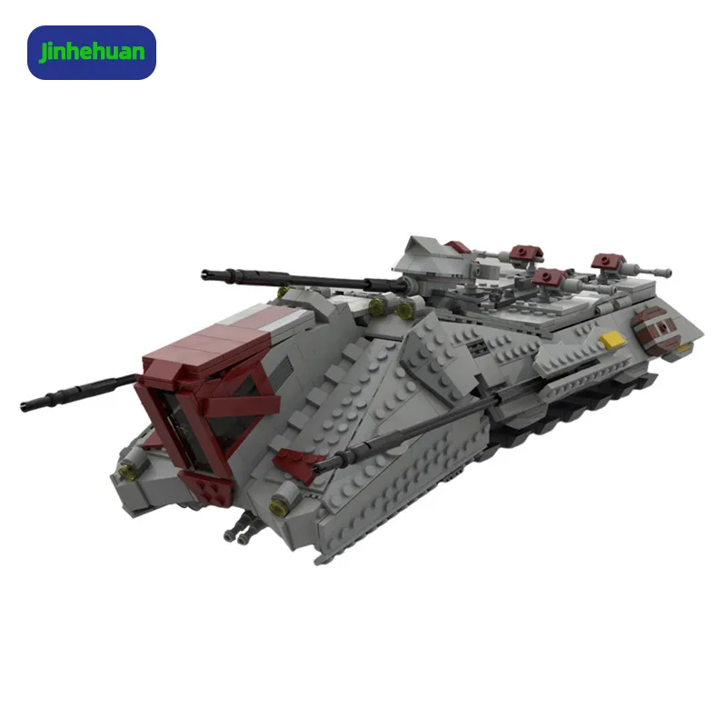 Moc-Juego de Bloques de Construcción de Acorazado para Niños, Juego de Bloques de Construcción DE LA Película Space Wars, Juguetes para Regalo, 980 Unidades