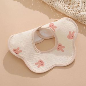 Bavoirs bébé réutilisables et ajustables à 4 couches, doux pour la dentition, en coton, pour garçon et fille, bandana anti-bave - Product Image 4