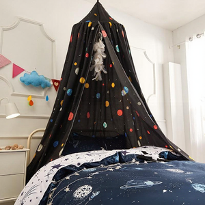 Nouvelle conception 2025 – Rideaux <span class=keywords><strong>de</strong></span> <span class=keywords><strong>lit</strong></span> coniques occultants et moustiquaires en polyester 100 % couleur arc-en-<span class=keywords><strong>ciel</strong></span> pour enfants - Product Image 5