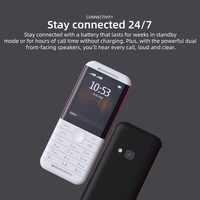 Teléfono Celular 5310 2G Tipo Candybar con Botones Grandes para Personas Mayores, Doble SIM GSM, Sistema Operativo KAI, Pantalla Grande de 2.4 Pulgadas, Larga Duración de Batería