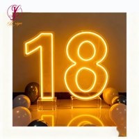 Lettres géantes autoportantes 3D en forme de cœur, enseigne lumineuse LED, lettres lumineuses pour décoration de mariage et de fête
