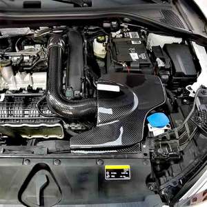Sistema de Admisión de Aire Frío de Fibra de Carbono Seca 2016 <span class=keywords><strong>2018</strong></span> para AUDI A3 <span class=keywords><strong>Golf</strong></span> <span class=keywords><strong>7</strong></span> Lamando Lingdu 1.4T <span class=keywords><strong>Tsi</strong></span> Motor EA211 2014-2022 Filtro 76A - Product Image 6