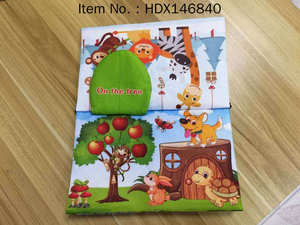 Libro de Tela 3D Suave para Bebés con Mordedor, Juguete Sensorial con Sonido, Libre de BPA, Tela No Tóxica, Primer Libro de Aprendizaje para Recién Nacidos - Product Image 3